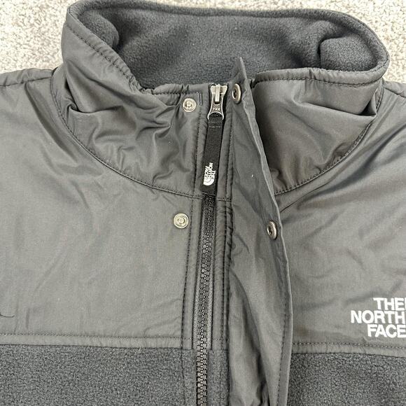 North Face Jacket Mens 2XL Tundra Full Zip Fleece Windproof Outdoor Black - Picture 8 of 13